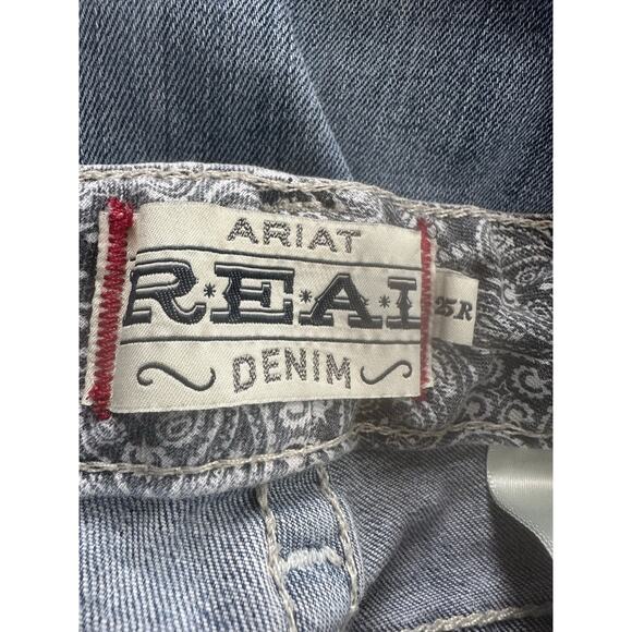 Ariat Women’s Denim Straight Leg Jeans Sz. 25R - Picture 5 of 6
